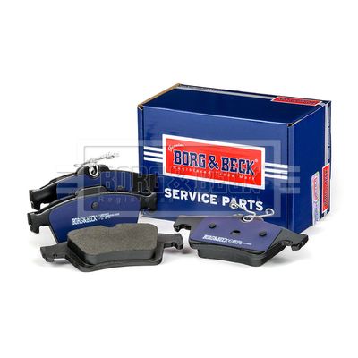 комплект спирачно феродо, дискови спирачки BORG & BECK BBP2403