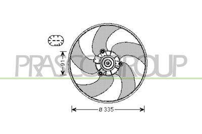 VENTILATOR RADIATOR PRASCO PG420F004