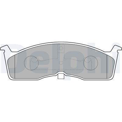 Brake Pad Set, disc brake LP1532