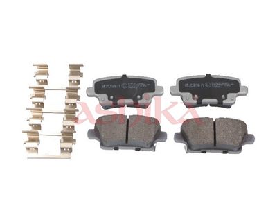 ASHIKA Stabdžių trinkelių rinkinys, diskinis stabdys