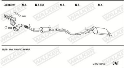 SISTEM DE ESAPAMENT WALKER CIH24506B