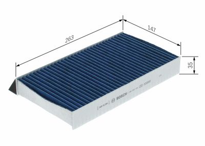 FILTER INNENRAUMLUFT BOSCH 0986628634 4