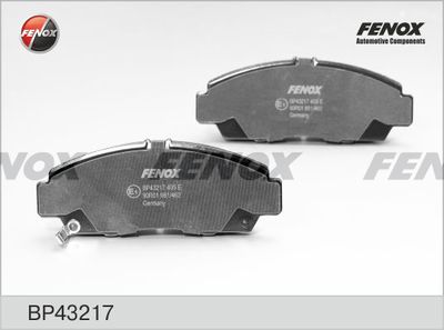 Комплект тормозных колодок, дисковый тормоз FENOX BP43217 для BYD G6