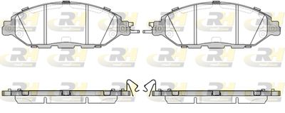 Комплект тормозных колодок, дисковый тормоз ROADHOUSE 21518.15 для INFINITI JX