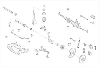 RADAUFHäNGUNG DELPHI OEMERC000007837F