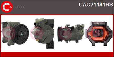 CASCO Kompressor, Klimaanlage Reman (CAC71141RS)