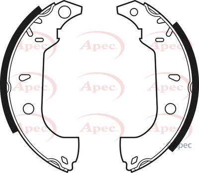 Brake Shoe Set APEC SHU460