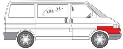 Fender reparatieset Voor Rechts past: VW TRANSPORTER T4 07.90-04.03