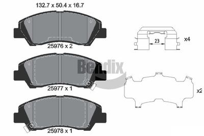 BENDIX Braking BPD1476 Тормозные колодки и сигнализаторы для HYUNDAI i10 III (AC3, AI3) 1.0 MPi BENDIX Braking BPD1476 Тормозные колодки и сигнализаторы для HYUNDAI i10 III (AC3, AI3) 1.0 MPi