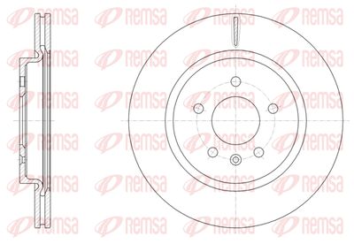 REMSA 62106.10 Гальмівні диски 