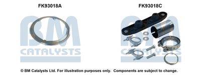 Монтажен комплект, катализатор BM Catalysts FK93018