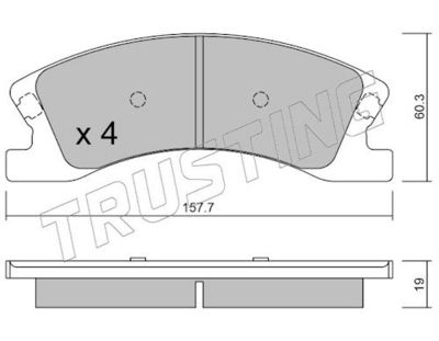 SET PLACUTE FRANA FRANA DISC TRUSTING 6420