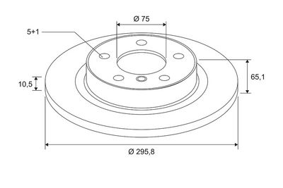 Vorschau Bremsscheibe Ansicht 3