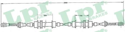 Тросик, cтояночный тормоз LPR C0568B для OPEL KADETT
