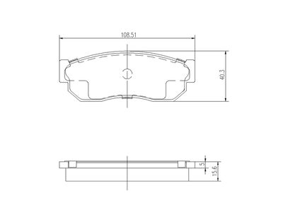 комплект спирачно феродо, дискови спирачки A.Z. Meisterteile AZMT-44-022-1275