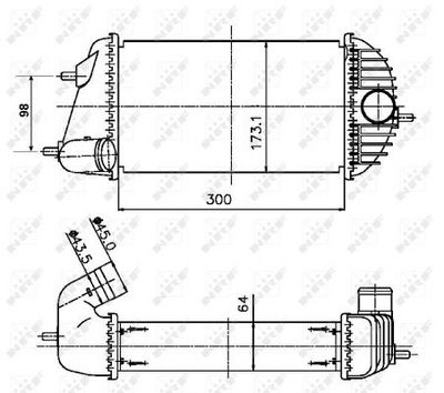 INTERCOOLER COMPRESOR NRF 30246 4