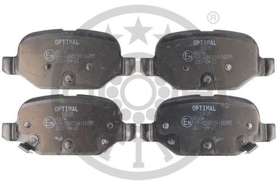 Комплект тормозных колодок, дисковый тормоз OPTIMAL BP-12639 для FIAT PANDA