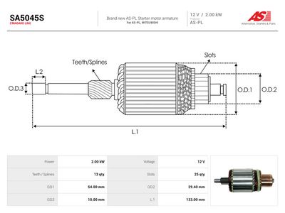 Anker, starter AUTOSTARTER SA5045S