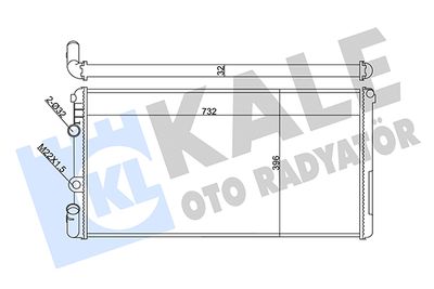KALE OTO RADYATÖR 351020 Крышка радиатора  для NISSAN INTERSTAR (Ниссан Интерстар)