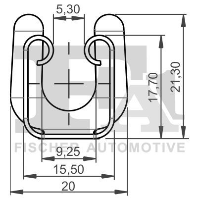Clips, acoperire decorativa si protectie ORIGINAL VW GROUP N90070306