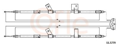 CABLU FRANA DE PARCARE COFLE 115779