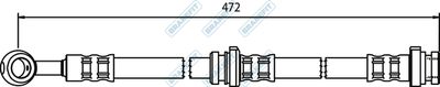 APEC Brake Hose BHO4094