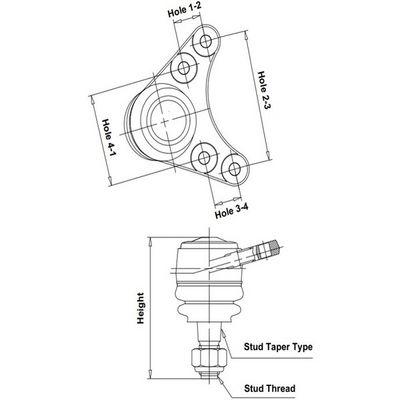 Podpora-/ Kĺb CTR CB0287