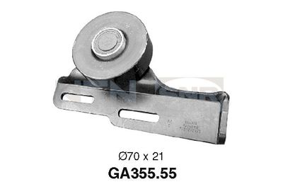 Rolka napinacza, pasek klinowy wielorowkowy SNR GA355.55