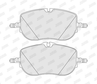 BREMSBELAGSATZ SCHEIBENBREMSE JURID 574234J 2