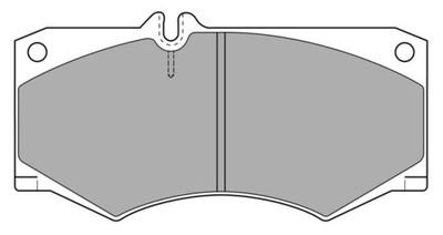 Комплект тормозных колодок, дисковый тормоз FREMAX FBP-0315 для MERCEDES-BENZ HENSCHEL