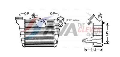 INTERCOOLER COMPRESOR AVA Clever Choice STA4036