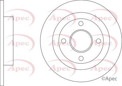 Brake Disc APEC DSK3393