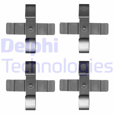 Комплектующие, колодки дискового тормоза DELPHI LX0625 для PORSCHE CAYMAN