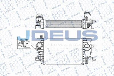 Интеркулер JDEUS M-820126A для OPEL MERIVA
