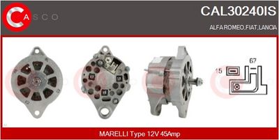 GENERATOR / ALTERNATOR CASCO CAL30240IS