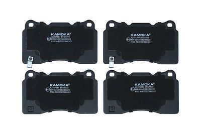 комплект спирачно феродо, дискови спирачки KAMOKA JQ101487