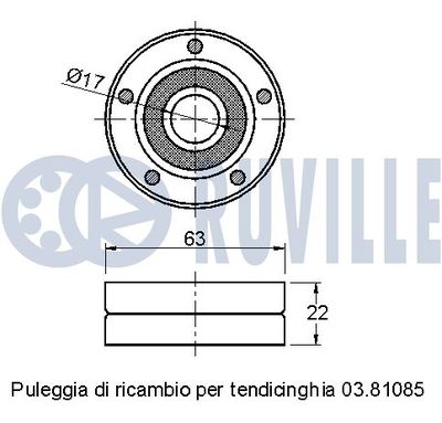 ROLA GHIDARE/CONDUCERE CUREA TRANSMISIE RUVILLE 541785 1