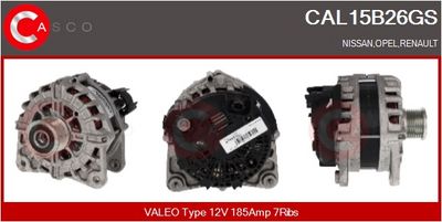 GENERATOR / ALTERNATOR CASCO CAL15B26GS