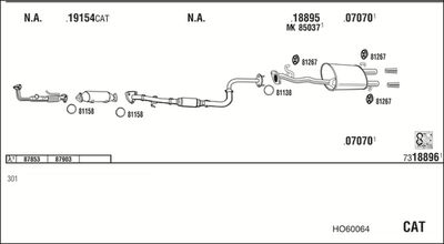 ABGASANLAGE WALKER HO60064