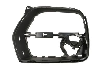 Halogen bracket Voor Rechts (met mistlampgaten, plastic, zwart) past: BMW X6 E71, E72 09.10-06.14