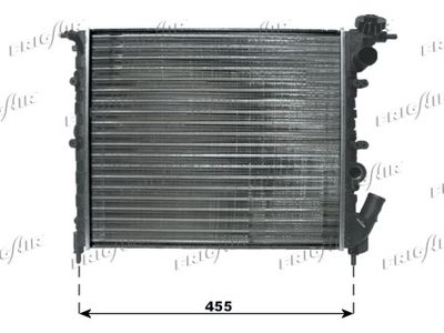 Радиатор, охлаждение двигателя FRIGAIR 0109.3052 для RENAULT 19