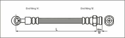 Bremseslange METZGER 4110405