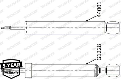 Stötdämpare MONROE G1228