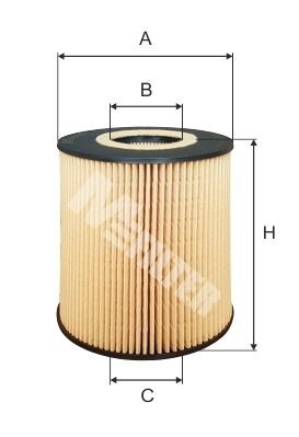 Olejový filtr MFILTER TE 612