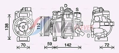COMPRESOR CLIMATIZARE AVA Clever Choice AIK411