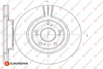 EUROREPAR 1642763180 Тормозные диски  для HONDA CIVIC (Хонда Цивик)