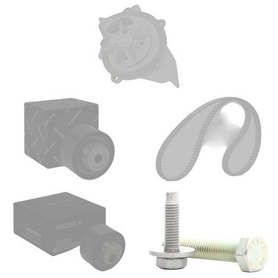 водна помпа+ к-кт ангренажен ремък RIDEX 3096W0041