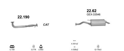 Układ wydechowy POLMO POLMO00882