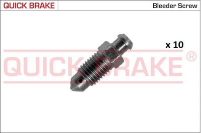 Brake vent (M10x1,25mm) 10 stuks. pak past: HONDA ACCORD III, ACCORD IV, ACCORD V, CIVIC VI, CONCERTO, CRX III, CR-Z, HR-V, JAZZ III, LEGEND III, PRELUDE IV, PRELUDE V, SHUTTLE  MG ZR 1.1-3.5 11.85-