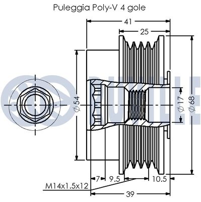 SISTEM ROATA LIBERA GENERATOR RUVILLE 542397 1